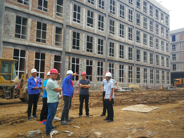 泓源公司主要負責人帶隊調研項目建設情況(圖1)