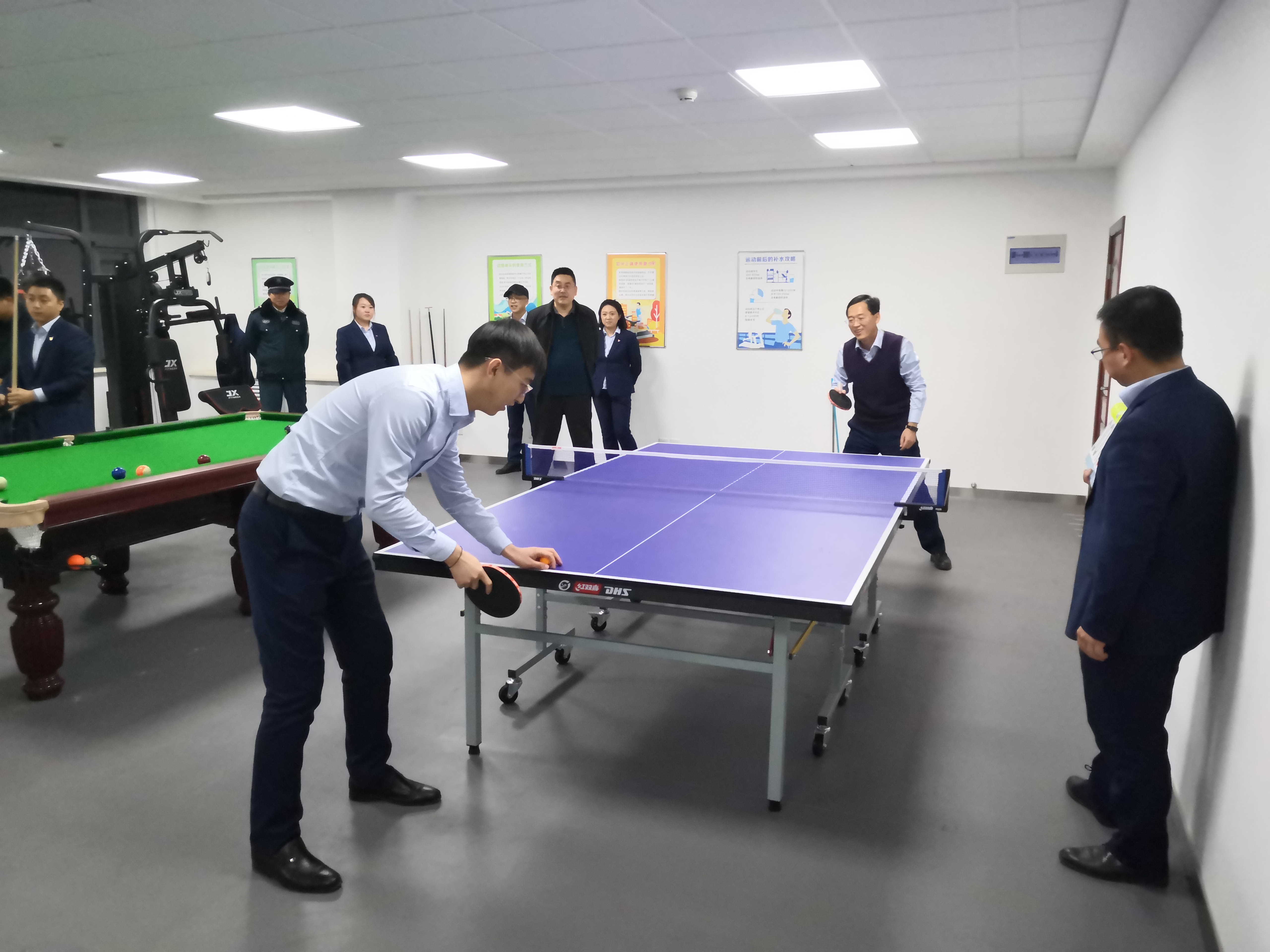 泓源公司舉辦“慶元旦、迎新春”職工乒乓球臺球比賽(圖4)
