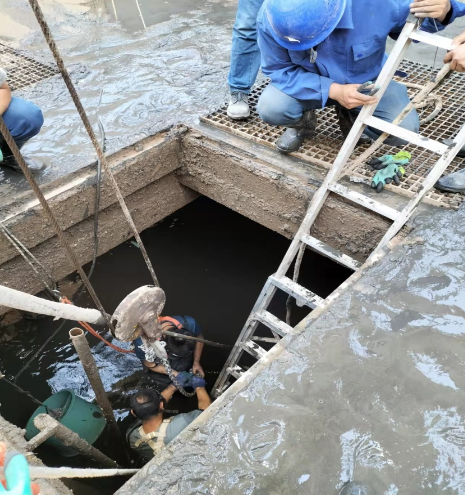 市產投集團城東污水處理公司加強設備檢修維護確保汛期平穩運行(圖2)